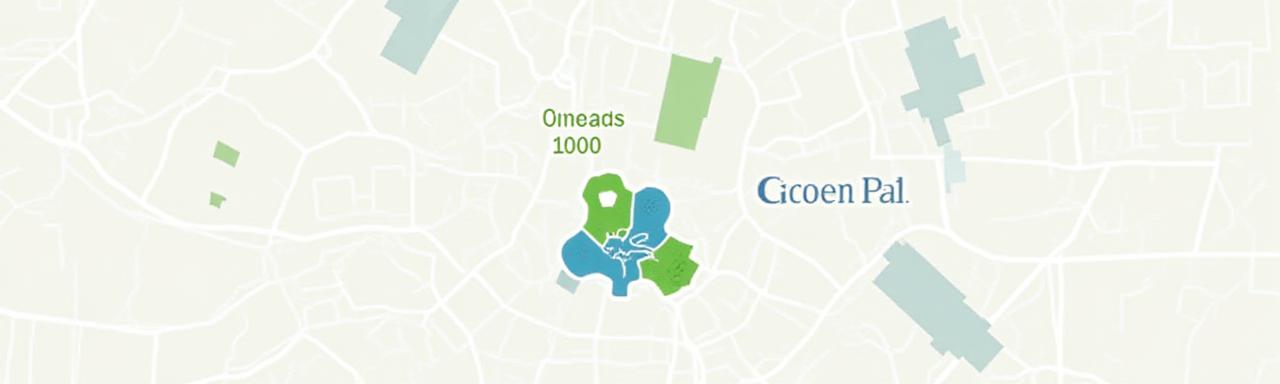 Minimalist map showing Bloom Reports location in South West London